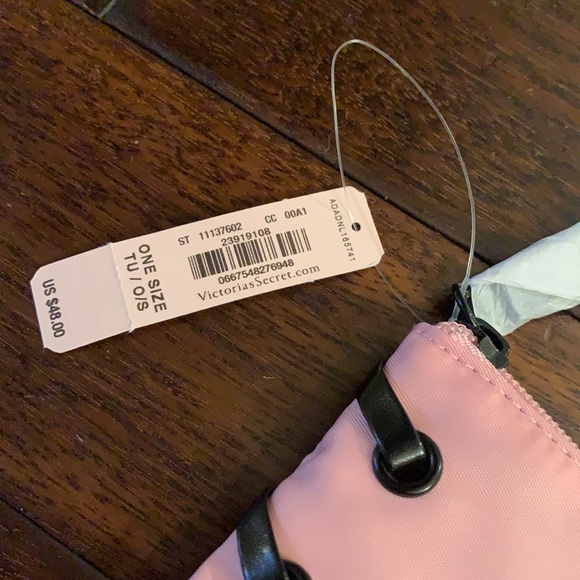Victoria’s Secret Pink & Black Zip Pouch New!!! - Picture 4 of 8
